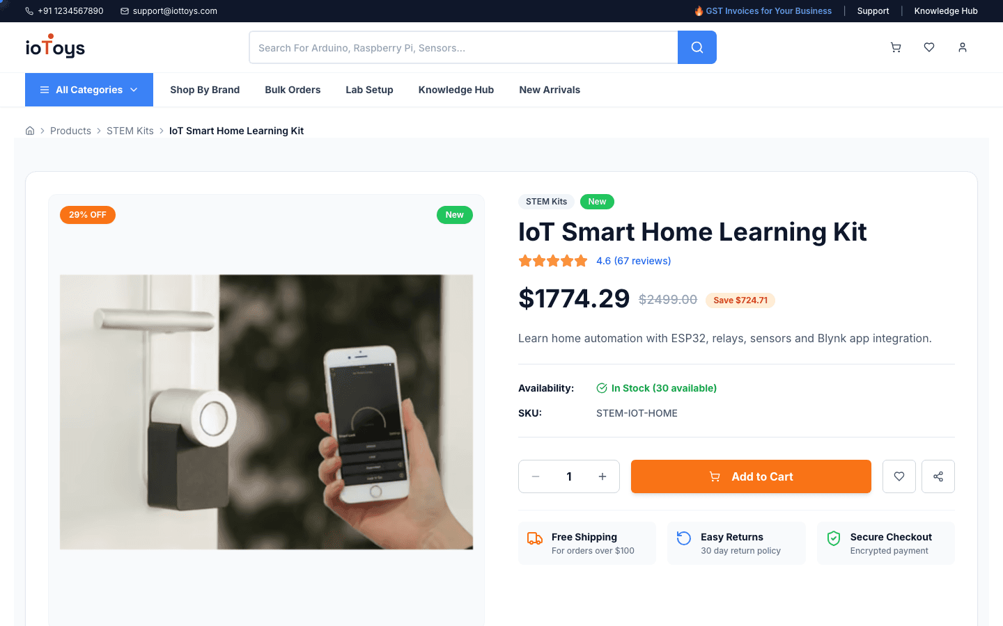 ioToys — IoT Smart Home Learning Kit