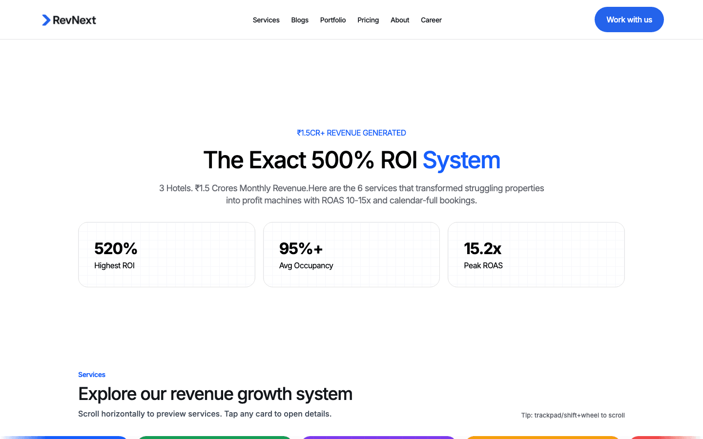 RevNext — Service system