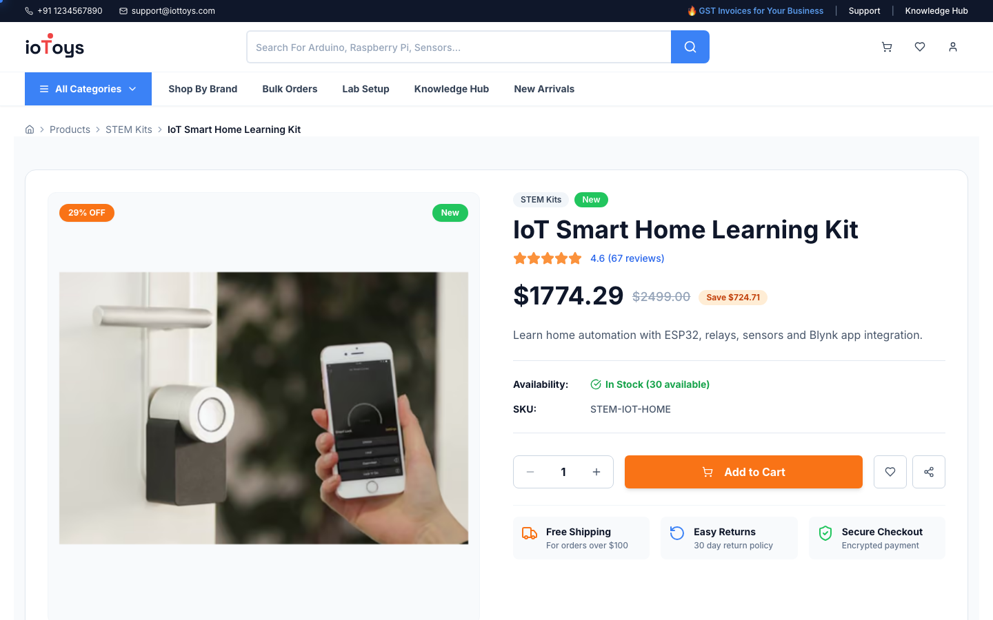 ioToys — IoT Smart Home Learning Kit