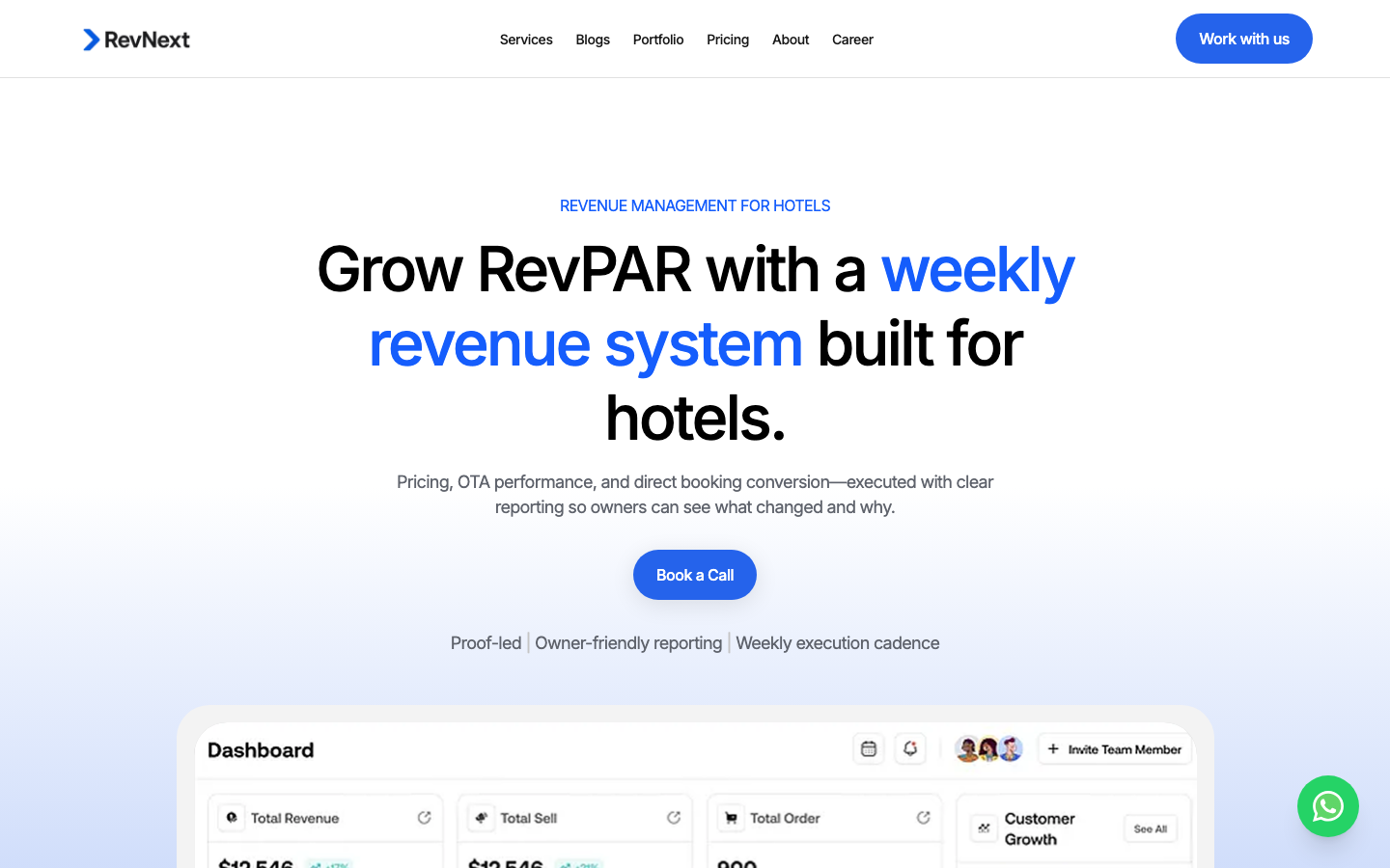 RevNext live website