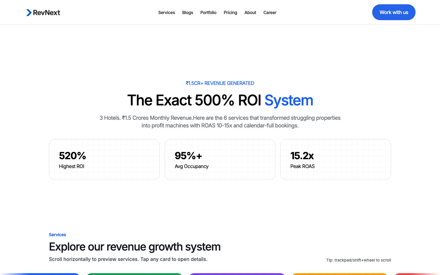 RevNext — Service system