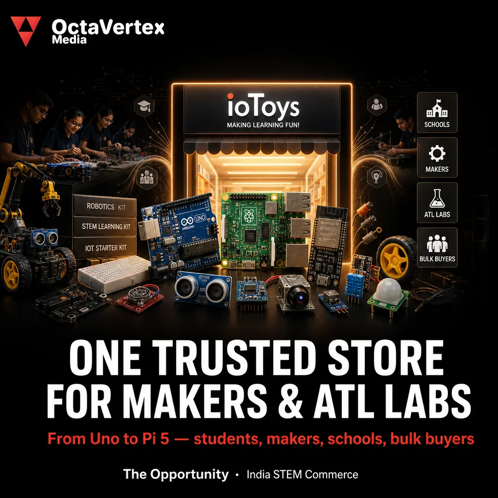 ioToys — A Trusted Commerce Stack for India's STEM & IoT Makers