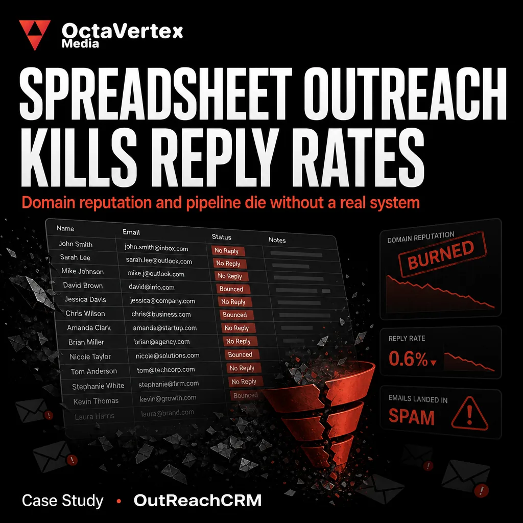 OutReachCRM — AI-Assisted Outbound Without Burning Inboxes — Spreadsheet outreach