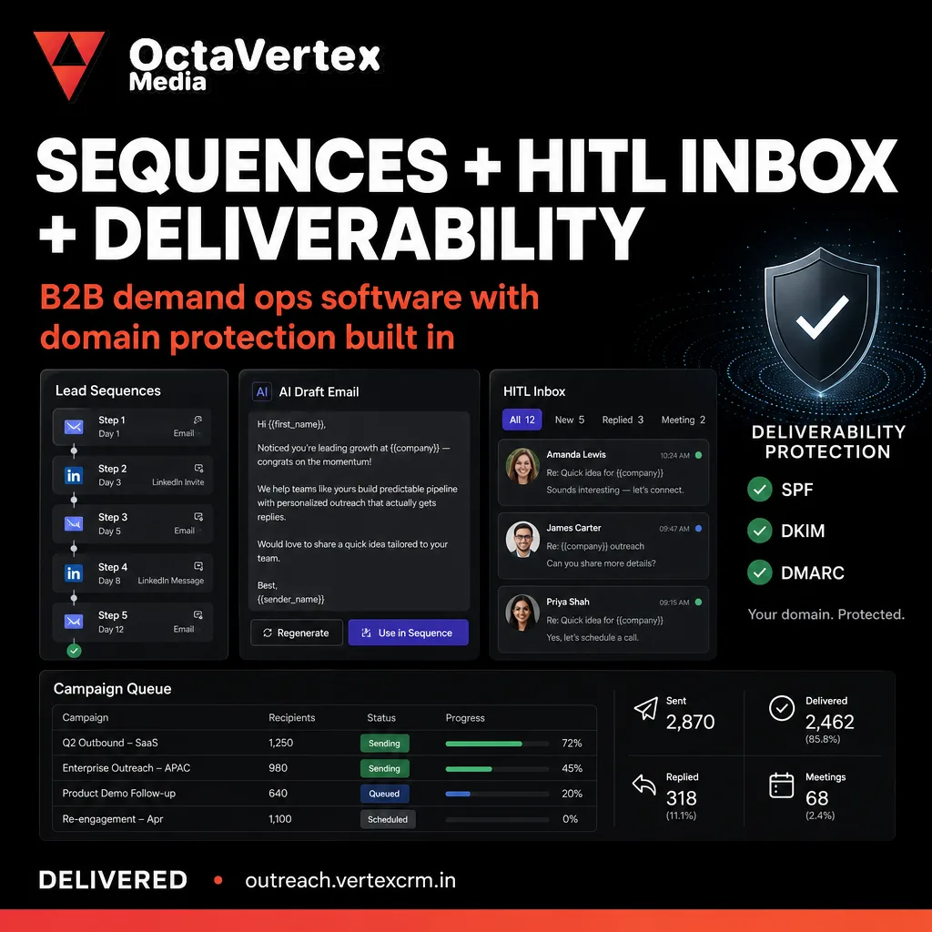 OutReachCRM — AI outbound platform