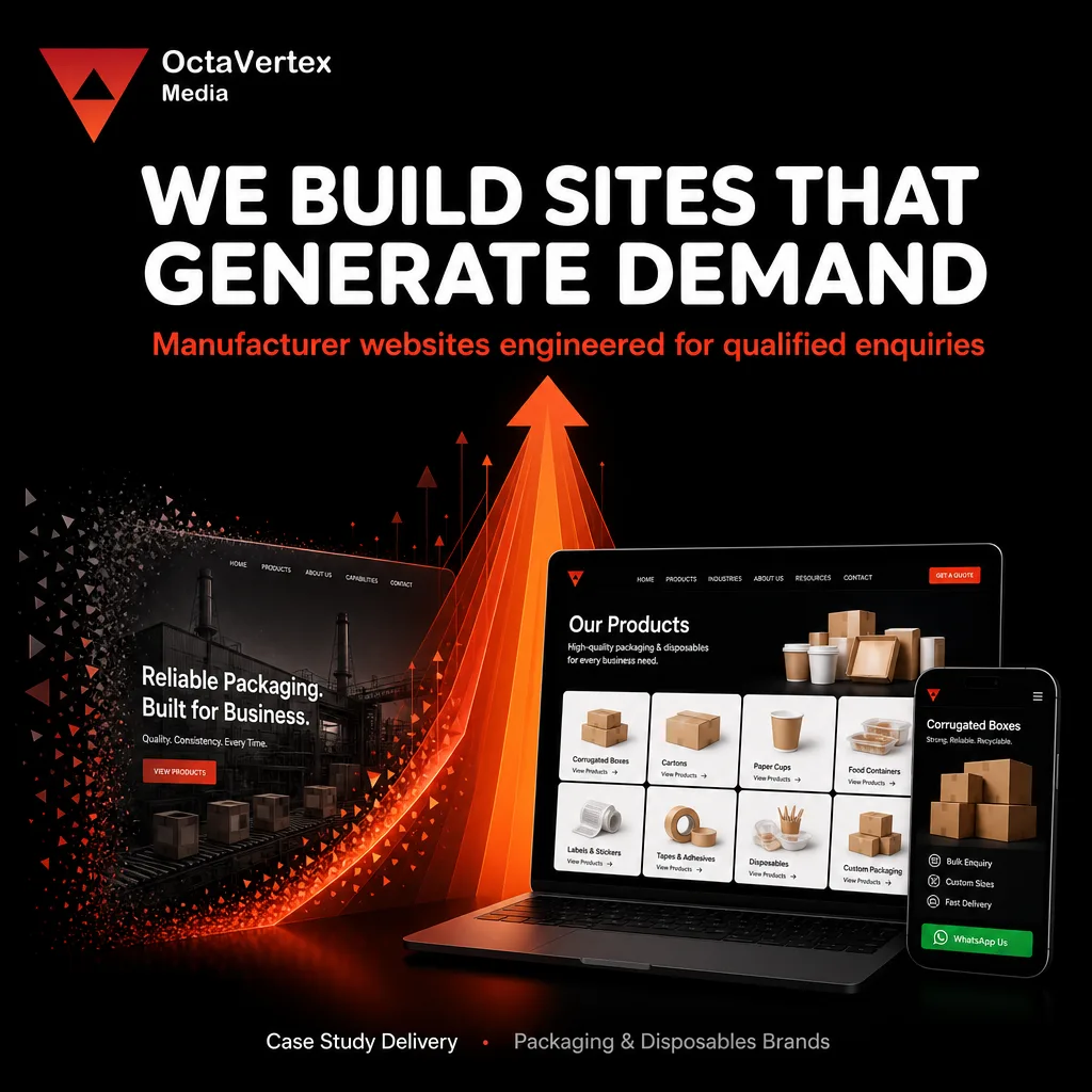Packmold — Turning a Packaging Catalogue into a Lead Generation Engine — Sites that generate demand