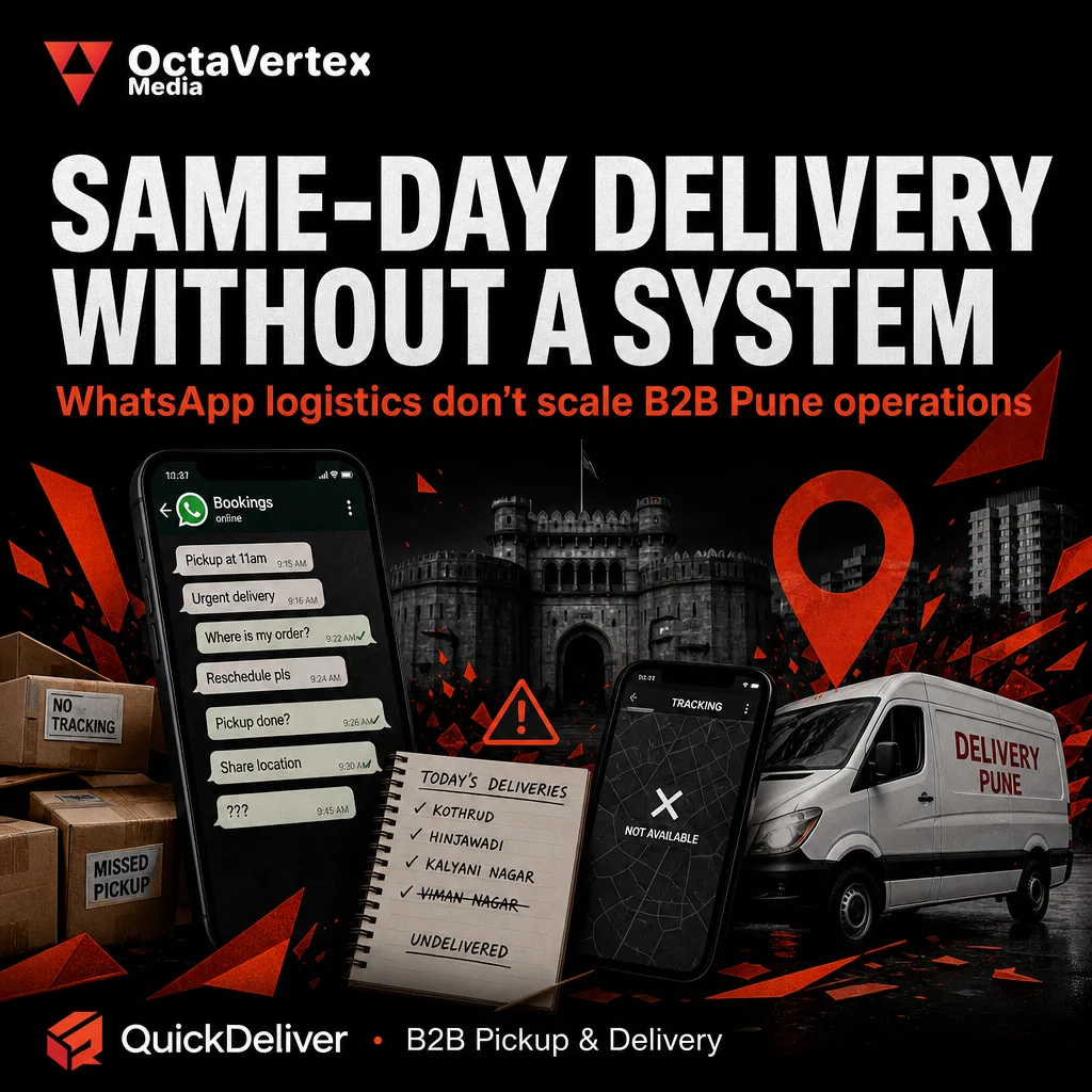 QuickDeliver — A City Logistics OS for Same-Day B2B Delivery — Same day without system