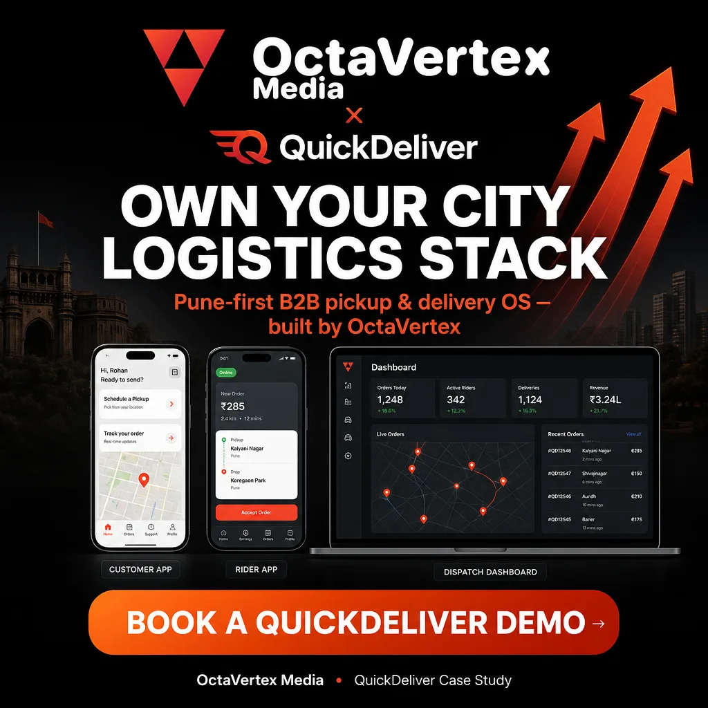 QuickDeliver — A City Logistics OS for Same-Day B2B Delivery — Own city logistics