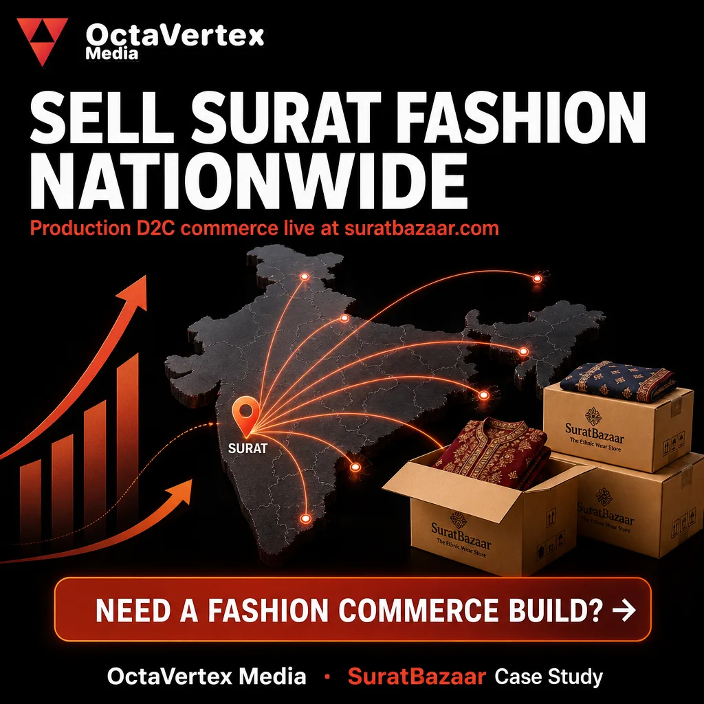 SuratBazaar — From Textile Wholesale to Nationwide D2C E-Commerce — Sell nationwide